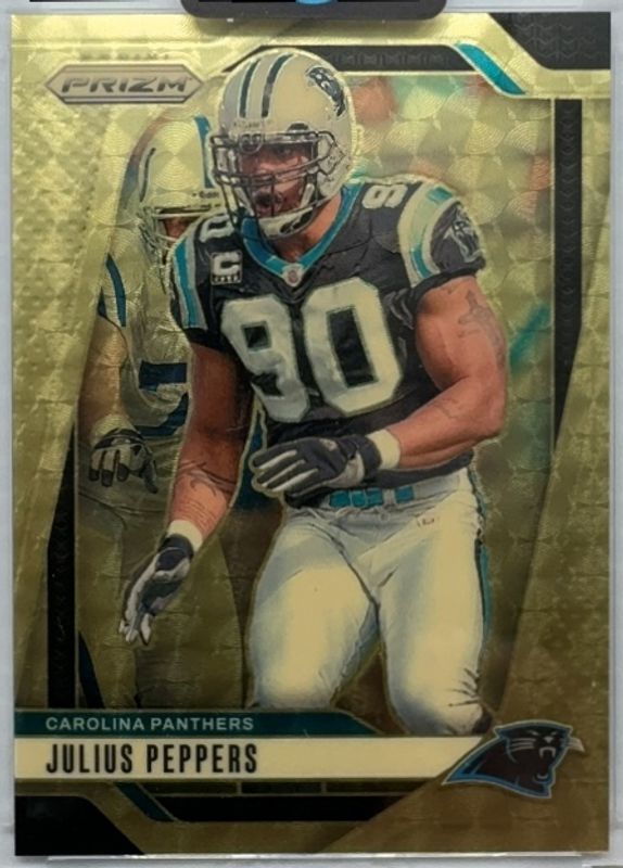 Julius Peppers 2024 Prizm #43 Gold Vinyl /5 RAW