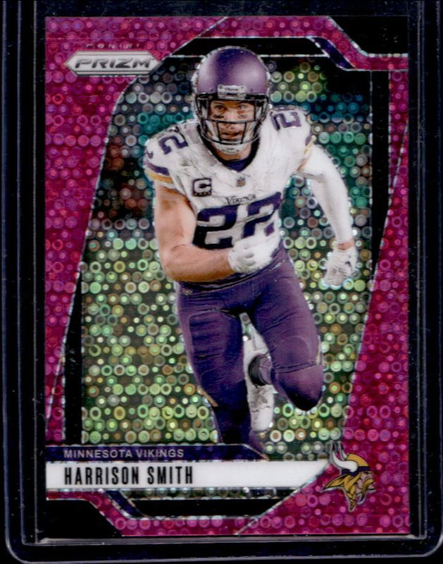 Harrison Smith 2024 Prizm #190 No Huddle Pink /25 RAW