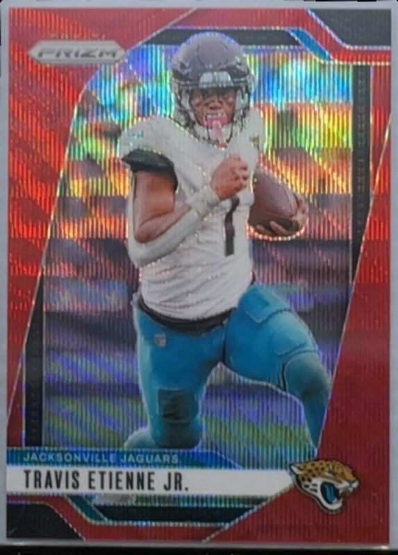 Travis Etienne Jr. 2024 Prizm #130 Red Wave /149 RAW