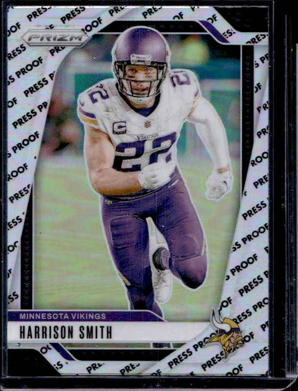 Harrison Smith 2024 Prizm #190 Press Proof /(SSP) RAW