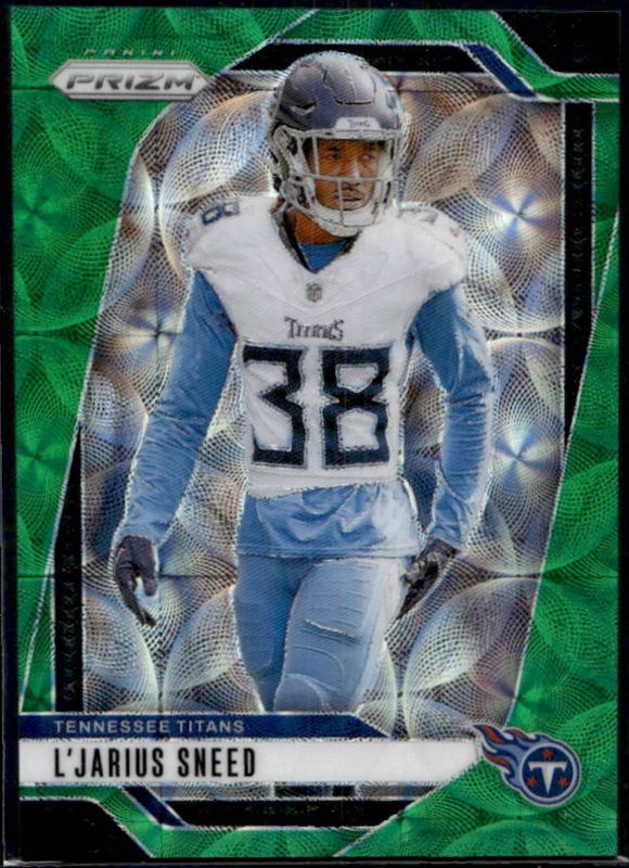L'Jarius Sneed 2024 Prizm #283 Green Scope /75 RAW