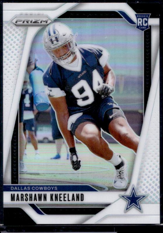 Marshawn Kneeland 2024 Prizm #373 White /35 Rookie RAW