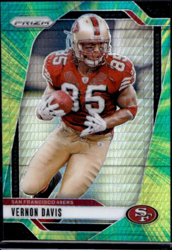 Vernon Davis 2024 Prizm #258 Hyper /180 RAW
