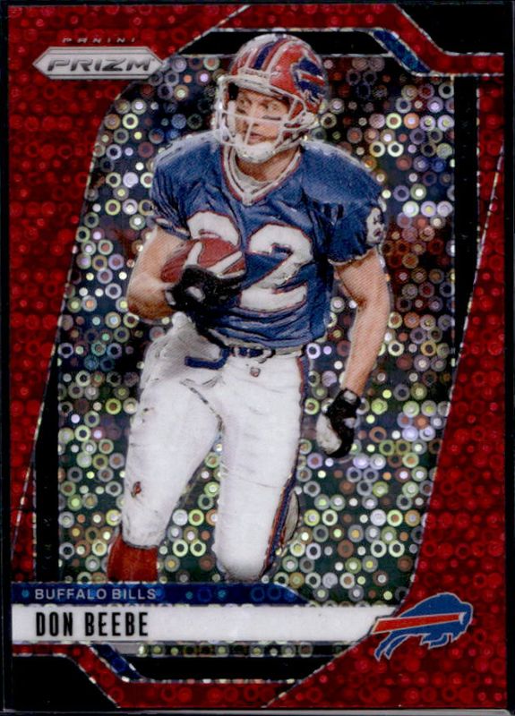 Don Beebe 2024 Prizm #35 No Huddle Red /75 RAW