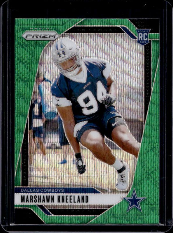 Marshawn Kneeland 2024 Prizm #373 Green Wave Rookie RAW