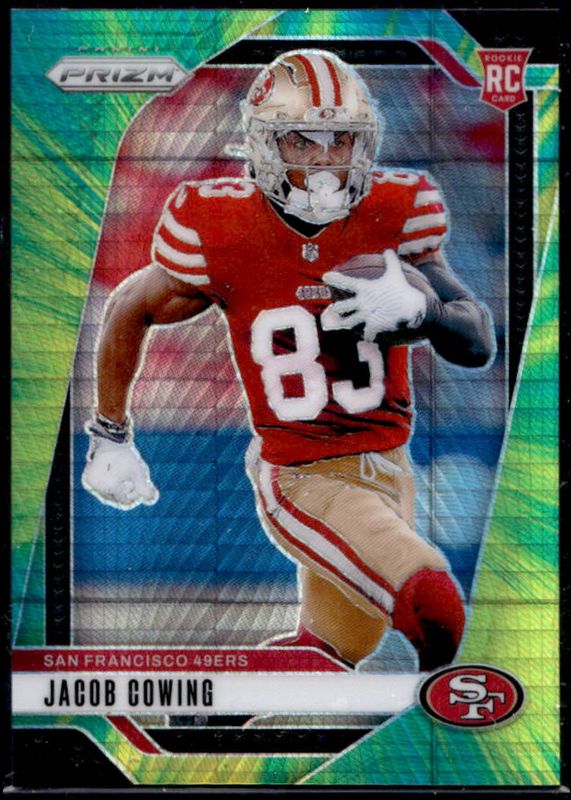 Jacob Cowing 2024 Prizm #335 Hyper /180 Rookie RAW