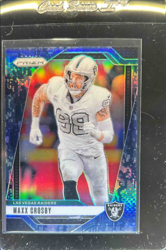 Maxx Crosby 2024 Prizm #152 Navy Camo /25 RAW