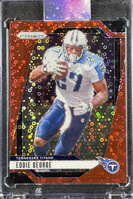 Eddie George 2024 Prizm #285 No Huddle Red /75 RAW