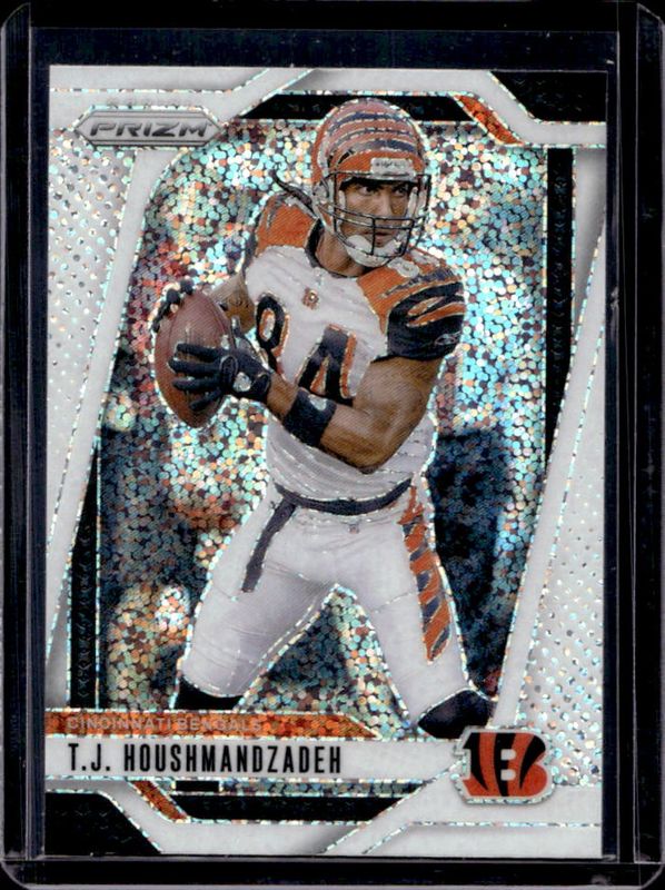 TJ Houshmandzadeh 2024 Prizm #63 White Sparkle /(SSP) RAW