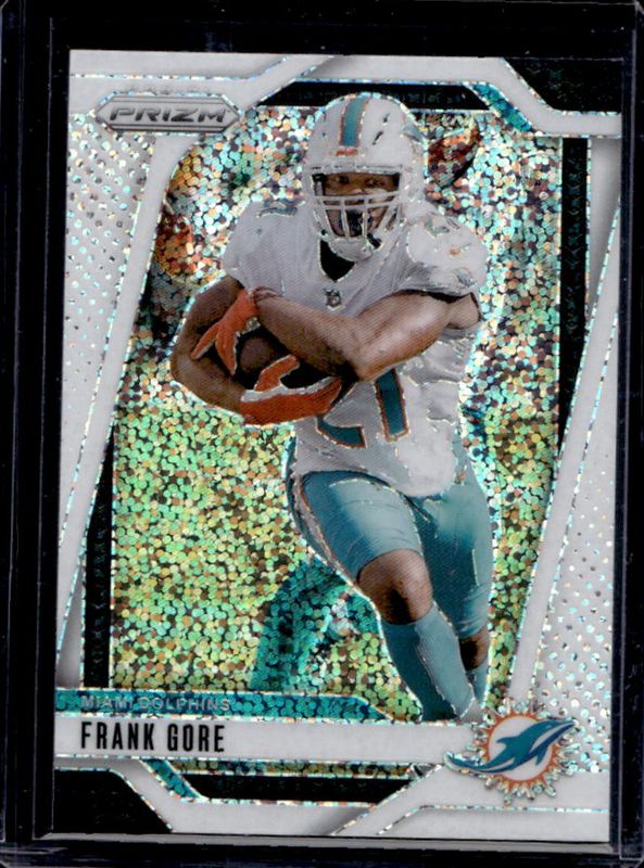 Frank Gore 2024 Prizm #184 White Sparkle /(SSP) RAW