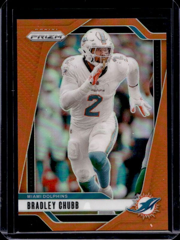 Bradley Chubb 2024 Prizm #181 Orange /249 RAW