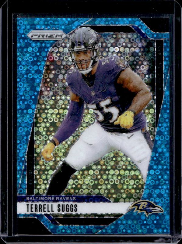 Terrell Suggs 2024 Prizm #26 No Huddle Blue /99 RAW