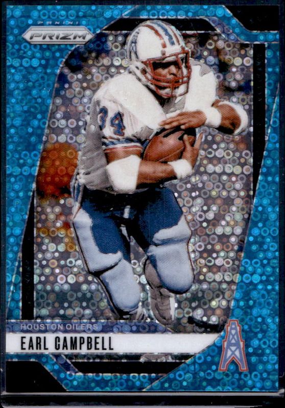 Earl Campbell 2024 Prizm #297 No Huddle Blue /99 RAW