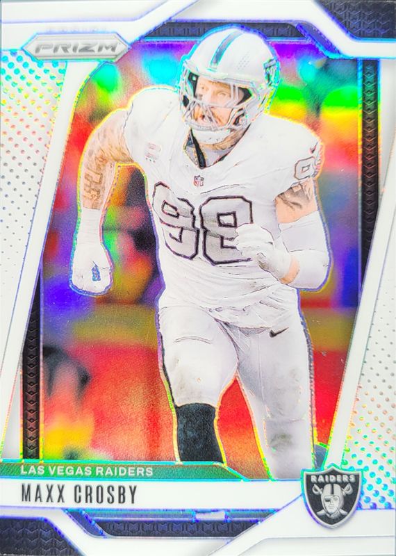 Maxx Crosby 2024 Prizm #152 White /35 RAW