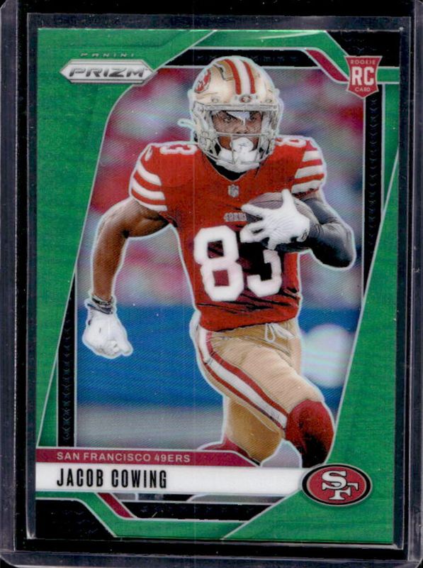 Jacob Cowing 2024 Prizm #335 Green Rookie RAW