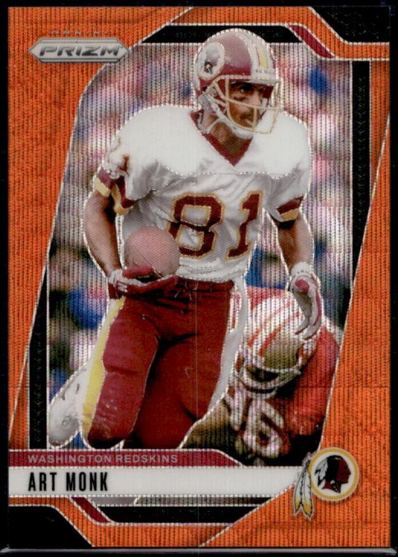 Art Monk 2024 Prizm #294 Orange Wave /60 RAW