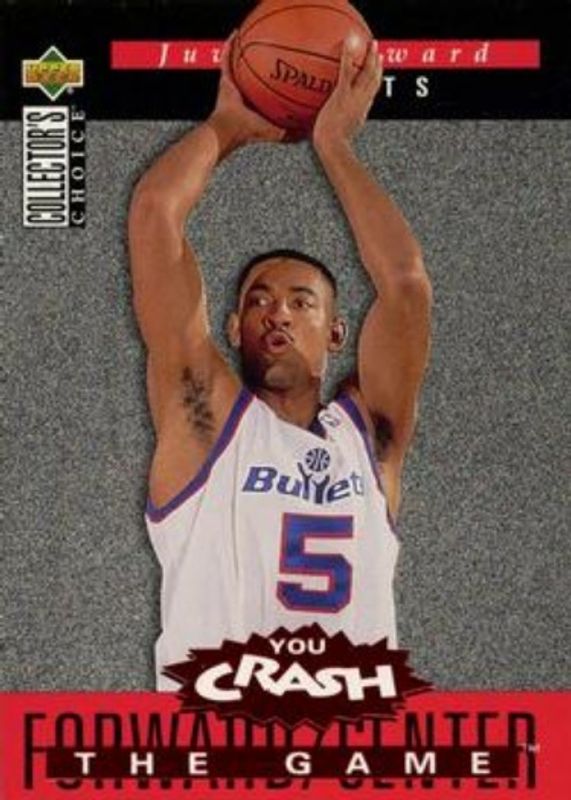 Juwan Howard 1994 Collector's Choice #S4 You Crash the Game Rookie Scoring RAW