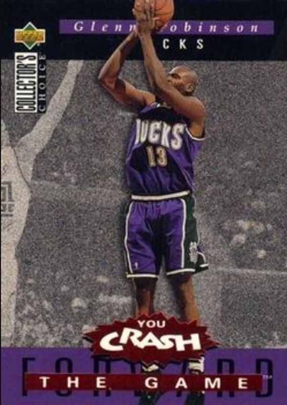 Glenn Robinson 1994 Collector's Choice #S11 You Crash the Game Rookie Scoring RAW