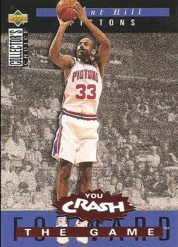 Grant Hill 1994 Collector's Choice #S3 You Crash the Game Rookie Scoring RAW