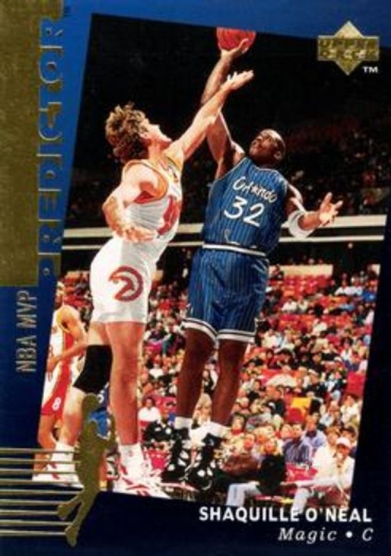 Shaquille O'Neal 1994 Upper Deck #H21 Predictors Exchange: Award Winners RAW