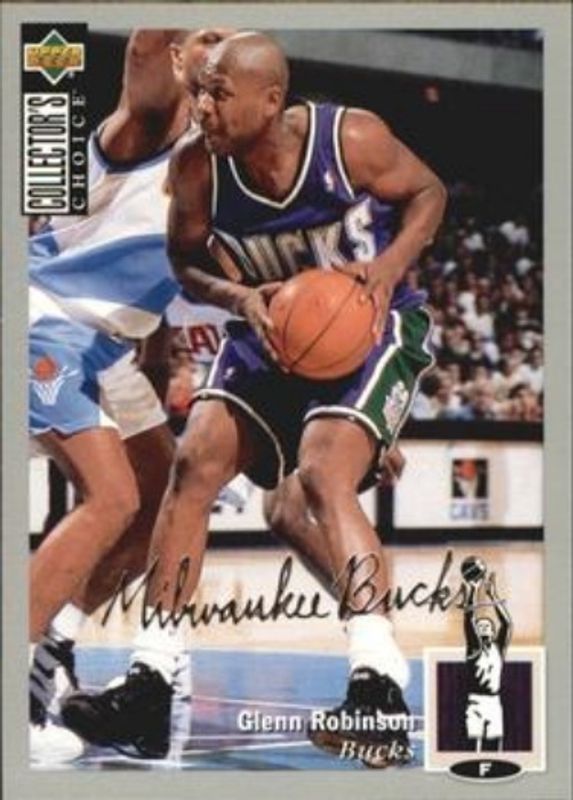 Glenn Robinson 1994 Collector's Choice #266 Silver Signatures Rookie RAW