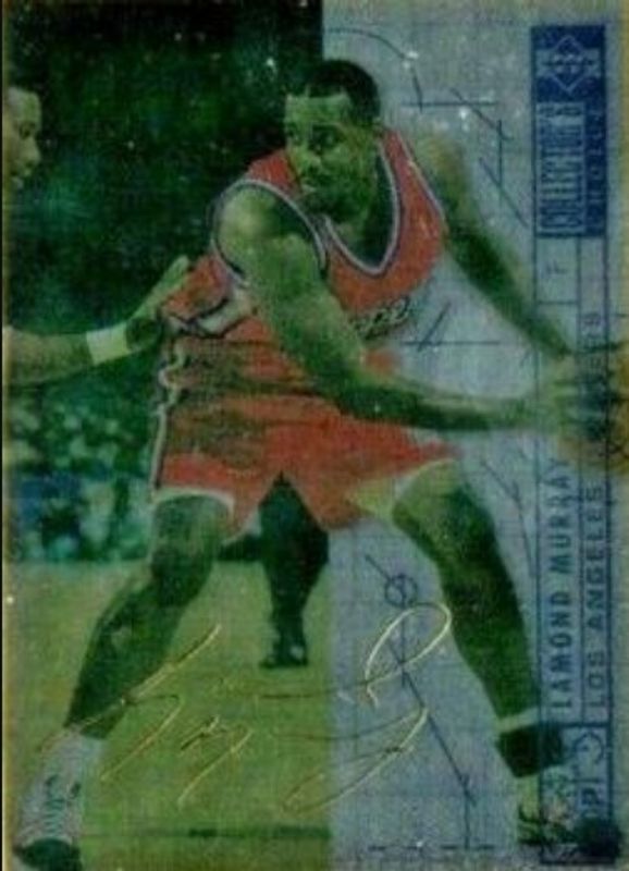 Lamond Murray 1994 Collector's Choice #383 Gold Signatures Rookie RAW