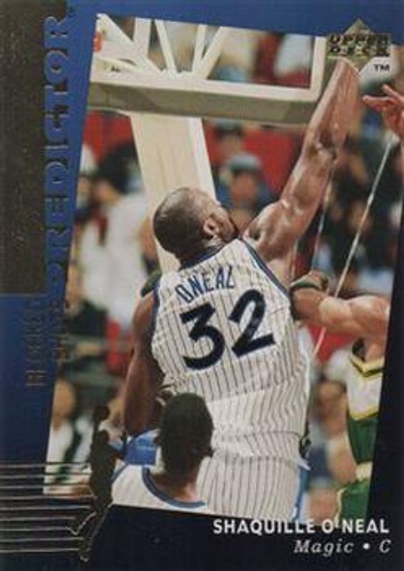 Shaquille O'Neal 1994 Upper Deck #R35 Predictors Exchange: League Leaders RAW