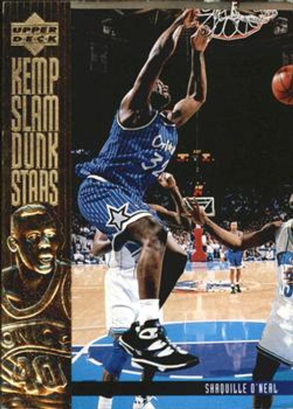 Shaquille O'Neal 1994 Upper Deck #S12 Kemp Slam Dunk Stars RAW