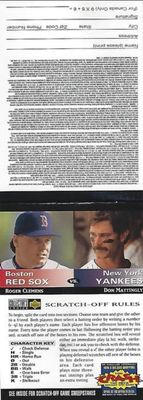 1994 Collector's Choice You Crash the Deck Game Pieces (Team vs. Team)