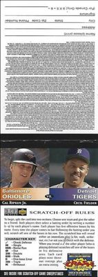 1994 Collector's Choice You Crash the Deck Game Pieces (Team vs. Team)