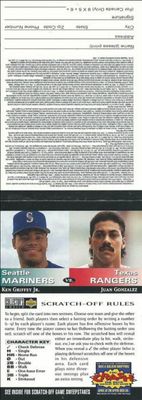 1994 Collector's Choice You Crash the Deck Game Pieces (Team vs. Team)