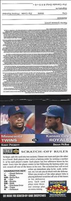 1994 Collector's Choice You Crash the Deck Game Pieces (Team vs. Team)