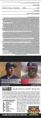 1994 Collector's Choice You Crash the Deck Game Pieces (Team vs. Team)