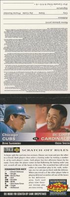 1994 Collector's Choice You Crash the Deck Game Pieces (Team vs. Team)