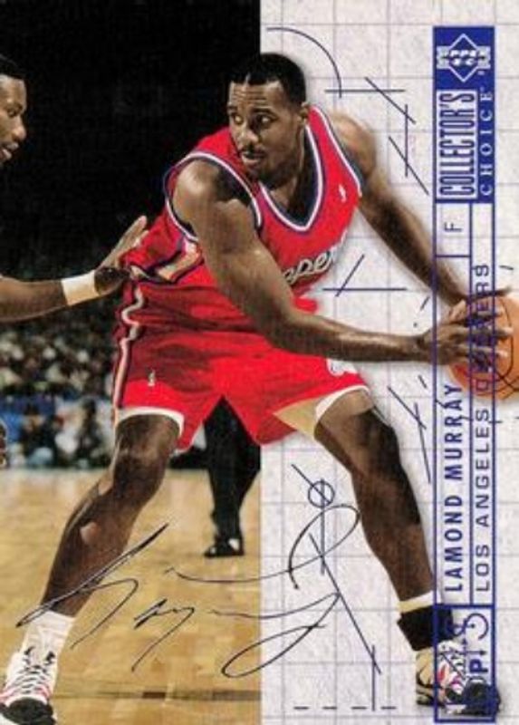 Lamond Murray 1994 Collector's Choice #383 Silver Signatures Rookie RAW