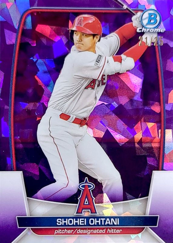 Shohei Ohtani 2023 Bowman Chrome Sapphire Edition #67 Purple /25