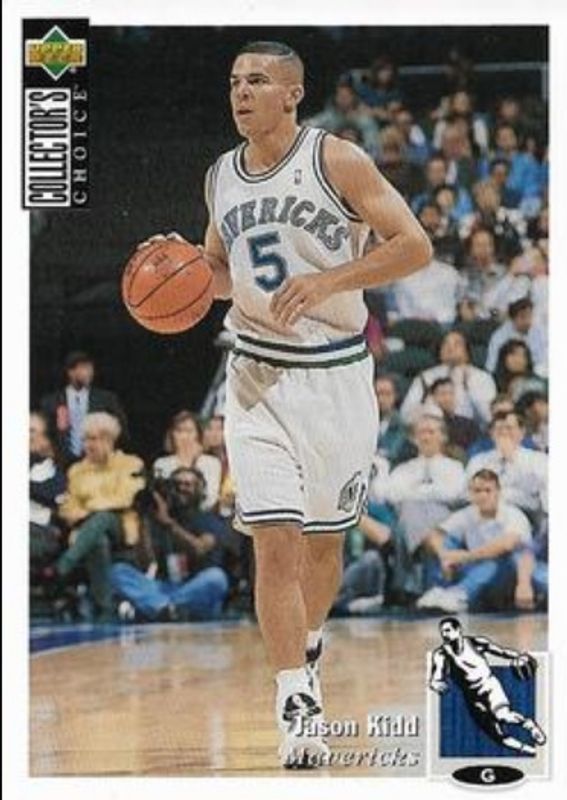 Jason Kidd 1994 Collector's Choice #250 Base Rookie RAW