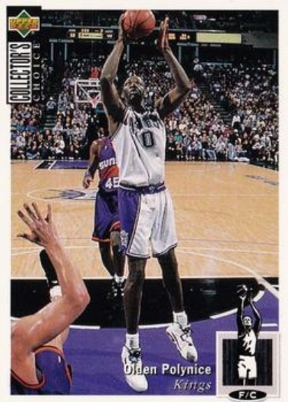 Olden Polynice 1994 Collector's Choice #282 Base RAW