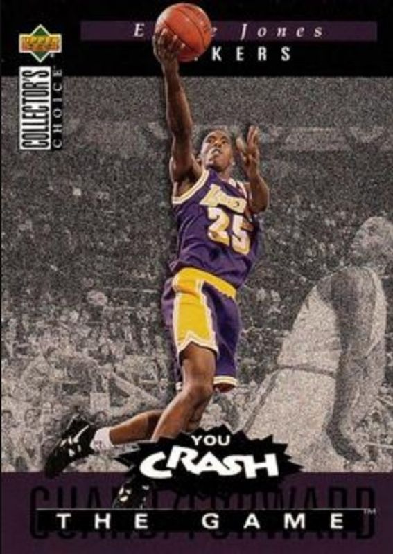 Eddie Jones 1994 Collector's Choice #S5 You Crash the Game Rookie Scoring Exchange RAW