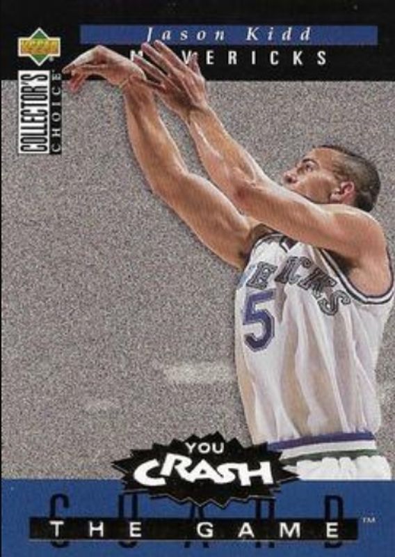 Jason Kidd 1994 Collector's Choice #S6 You Crash the Game Rookie Scoring Exchange RAW