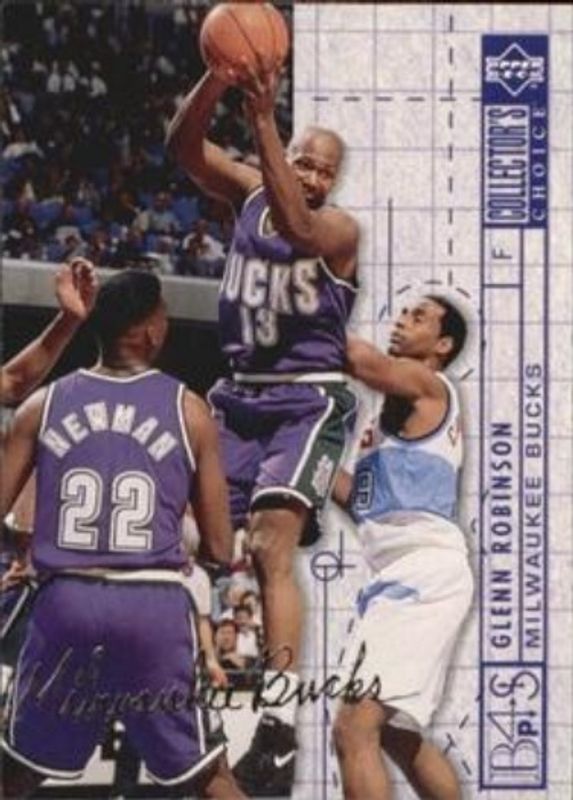 Glenn Robinson 1994 Collector's Choice #386 Silver Signatures Rookie RAW