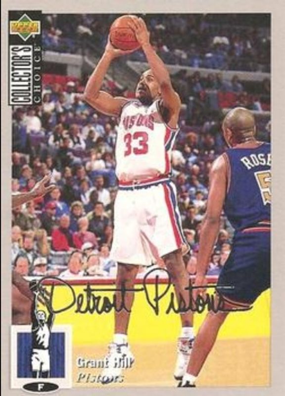 Grant Hill 1994 Collector's Choice #219 Silver Signatures Rookie RAW