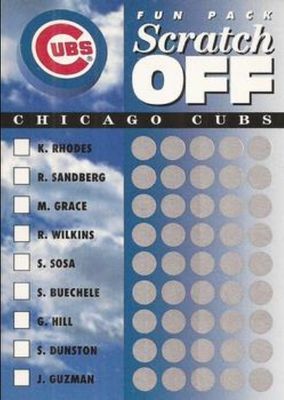 1994 Upper Deck Fun Pack Scratch Off