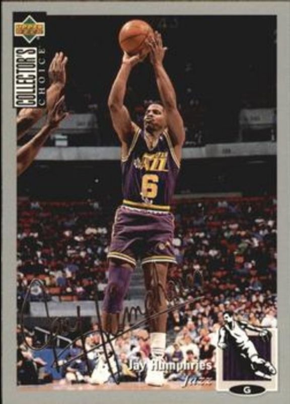 Jay Humphries 1994 Collector's Choice #306 Silver Signatures RAW