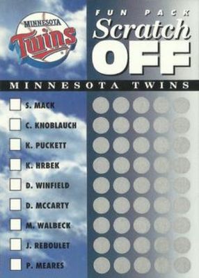 1994 Upper Deck Fun Pack Scratch Off