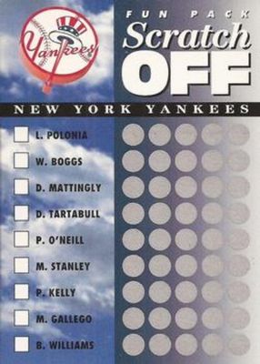 1994 Upper Deck Fun Pack Scratch Off