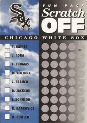 1994 Upper Deck Fun Pack Scratch Off