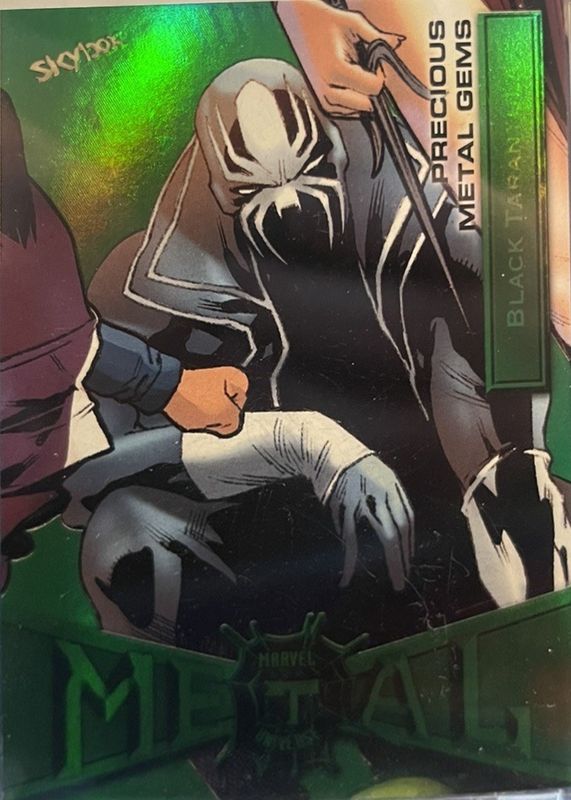 2021 Skybox Marvel Metal Universe Spider-Man #12 Precious Metal Gems Green /10