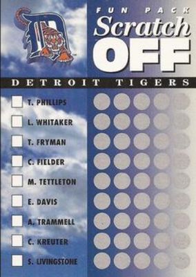 1994 Upper Deck Fun Pack Scratch Off