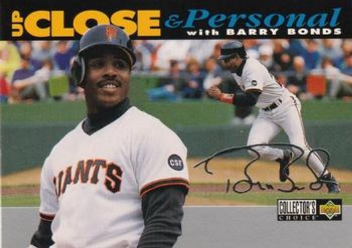 Barry Bonds 1994 Collector's Choice #632 Silver Signatures RAW